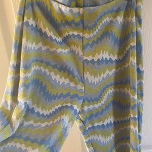 Urban Outfitters Funky Wave Pattern Flare Pants